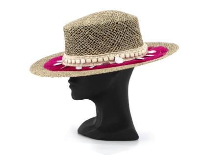 Sombrero chevalier VALENTINA fuxia